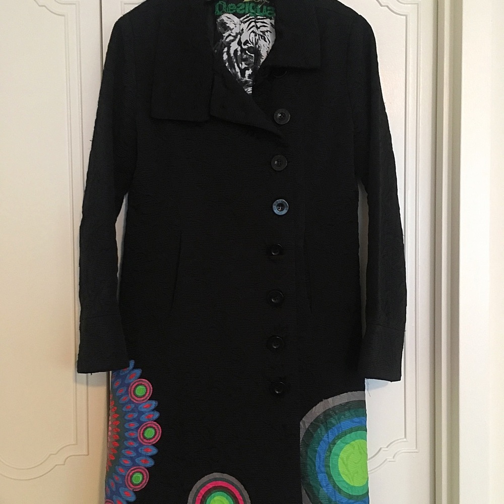 Desigual happy planet tiger coat